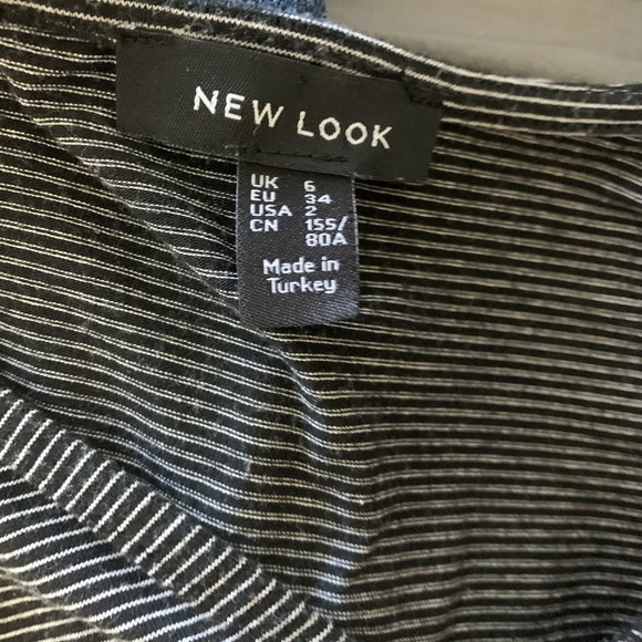 ASOS New Look | Ruffle Sleeve Striped Dress - Picture 7 of 7